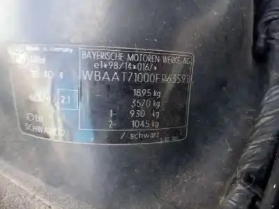 Scrapping Vehicle bmw 3 compact (e46) 320 td of the year 2001 powered 204d4