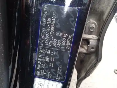 Veículo de Sucata kia niro (de) 1.6 gdi hybrid do ano 2021 alimentado g4le