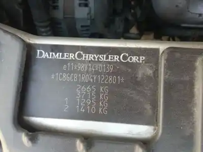 Утилизация автомобиля chrysler voyager iv (rg, rs) 3.3 awd года 2004 питание ega