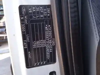 Утилизация автомобиля ford transit furgón (fa_ _) 2.2 tdci года 2013 питание drfa
