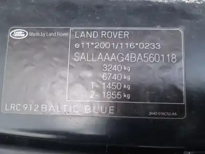 Veículo de Sucata land rover discovery iv (l319) 3.0 td 4x4 do ano 2010 alimentado 306dt