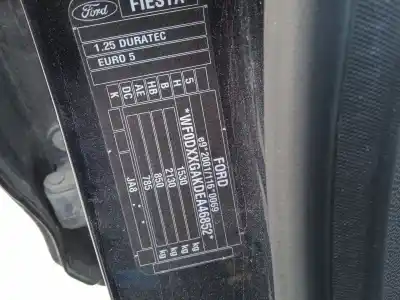 Scrapping Vehicle ford                                               fiesta vi (cb1, ccn)                                                                                                                                                                                                                                       1.25                                                                                                                                                                                                                                                       of the year 2015 powered snjb