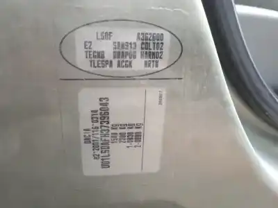 Veículo de Sucata dacia logan (ls_) 1.6 (lsob, lsod, lsof, lsoh) do ano 2007 alimentado k7m710