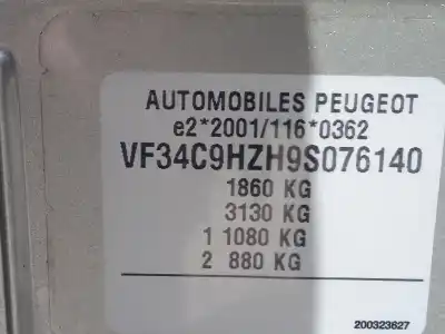 Veículo de Sucata peugeot 308 i (4a_, 4c_) 1.6 hdi do ano 2009 alimentado 9hz