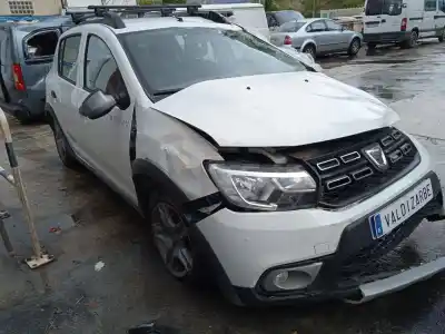 Veículo de Sucata dacia sandero ii tce 90 (b8m1, b8ma) do ano 2018 alimentado h4b408