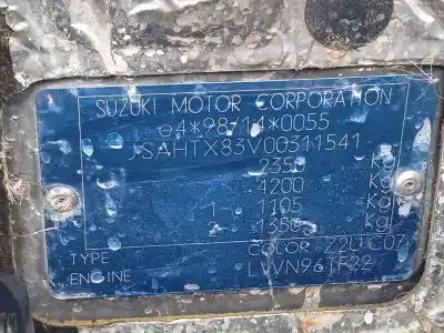 Scrapping Vehicle suzuki grand vitara i (ft, ht) 2.0 hdi 110 16v 4x4 (sq 420d) of the year 2006 powered rhw