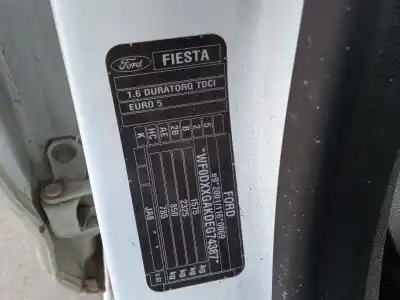 Scrapping Vehicle ford                                               fiesta vi (cb1, ccn)                                                                                                                                                                                                                                       1.6 tdci                                                                                                                                                                                                                                                   of the year 2015 powered tzja