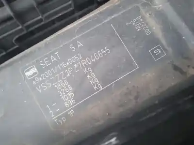 Scrapping Vehicle seat                                               leon (1p1)                                                                                                                                                                                                                                                 1.9 tdi                                                                                                                                                                                                                                                    of the year 2007 powered bxe