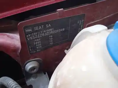 Veículo de Sucata seat ibiza iv (6j5, 6p1) 1.6 tdi do ano 2013 alimentado cayb