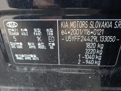 Veículo de Sucata kia cee'd fastback (ed) 1.6 crdi 90 do ano 2009 alimentado d4fb