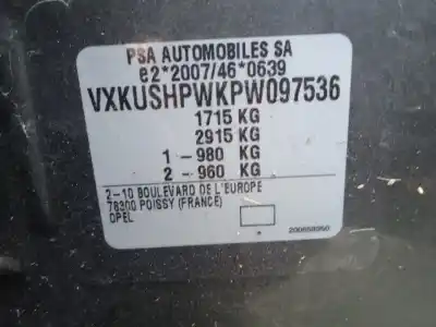 Утилизация автомобиля opel mokka 1.2 (76) года 2023 питание eb2ltd