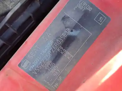 Sloopvoertuig seat altea (5p1) 1.9 tdi van het jaar 2006 aangedreven bkc