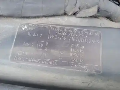 Veicolo di demolizione bmw 5 (e60) 530 d dell'anno 2006 alimentato 306d2