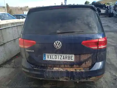 Sloopvoertuig volkswagen touran (5t1) 1.6 tdi van het jaar 2018 aangedreven dgda