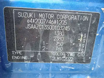 Здавання транспортного засобу suzuki swift v (az) 1.0 (a2l310) року 2017 потужний k10c-t