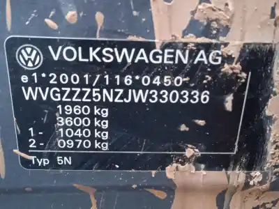 Veículo de Sucata volkswagen tiguan (ad1, ax1) 1.4 tsi do ano 2017 alimentado czca