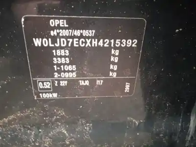 Scrapping Vehicle opel                                               mokka / mokka x (j13)                                                                                                                                                                                                                                      1.6 cdti 4x4 (_76) of the year 2017 powered b16dth