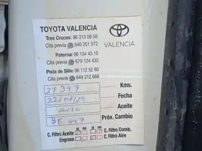 Утилизация автомобиля toyota c-hr (_x1_) 2.0 hybrid (maxh10) года 2020 питание m20a
