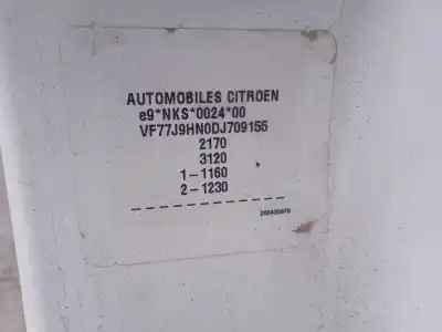 Утилизация автомобиля citroen berlingo multispace (b9) 1.6 hdi 75 / bluehdi 75 года 2013 питание 9hn