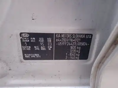 Veículo de Sucata kia cee'd fastback (ed) 1.6 crdi 115 do ano 2007 alimentado d4fb