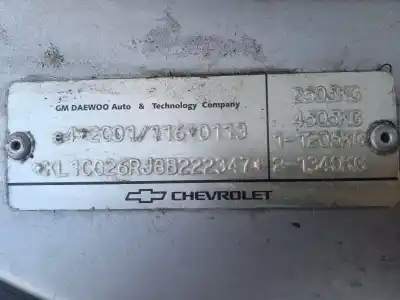 Vehicul casat chevrolet captiva (c100, c140) 2.0 d 4wd al anului 2008 alimentat z20s