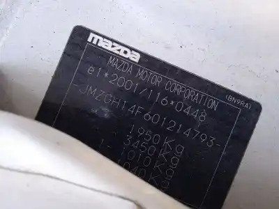 Утилизация автомобиля mazda 6 hatchback (gh) 2.0 mzr (ghefs) года 2008 питание lf17