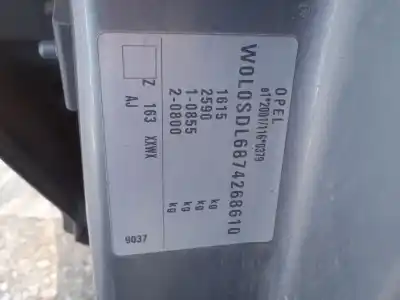 Scrapping Vehicle opel corsa d (s07) 1.4 (l08, l68) of the year 2007 powered z14xep