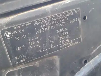 Scrapping Vehicle bmw x5 (e53) 3.0 d of the year 2002 powered 306d1