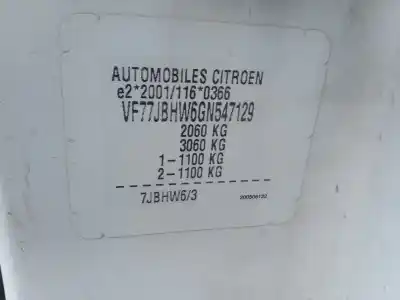 Здавання транспортного засобу citroen berlingo multispace (b9) 1.6 hdi 75 / bluehdi 75 року 2017 потужний bhw