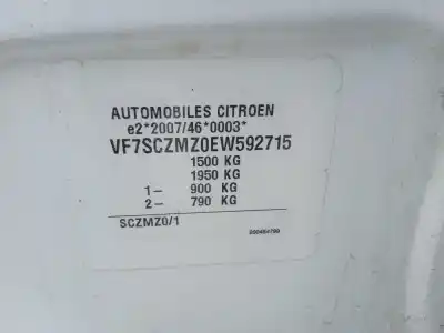 Scrapping Vehicle citroen c3 ii (sc_) 1.0 vti 68 of the year 2014 powered zm01