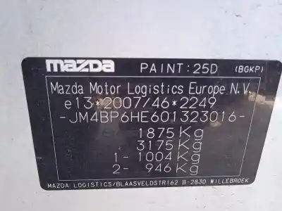 Scrapping Vehicle mazda 3 fastback (bp) 2.0 skyactiv-g m hybrid of the year 2023 powered pexn