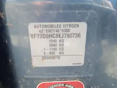 Утилизация автомобиля citroen c4 picasso ii 1.6 hdi / bluehdi 115 года 2015 питание 9hc Утилизация автомобиля citroen c4 picasso ii 1.6 hdi / bluehdi 115 года 2015 питание 9hc