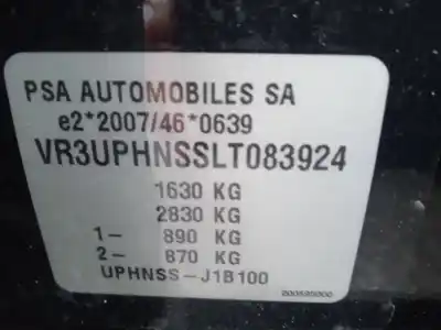 Утилизация автомобиля peugeot 208 ii (ub_, up_, uw_, uj_) 1.2 puretech 130 года 2020 питание hns