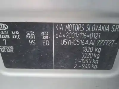 Veículo de Sucata kia cee'd fastback (ed) 1.6 crdi 115 do ano 2010 alimentado d4fb