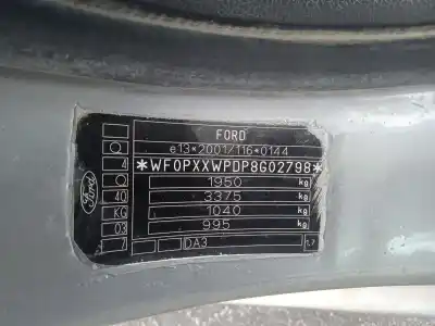 Véhicule à la ferraille ford focus ii (da_, hcp, dp) 1.8 tdci de l'année 2008 alimenté kkda