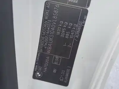 Scrapping Vehicle bmw 1 (e81) 116 d of the year 2009 powered n47d20a