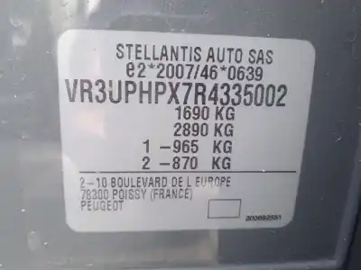 Утилизация автомобиля peugeot 208 ii (ub_, up_, uw_, uj_) 1.2 puretech 100 года 2025 питание hn09