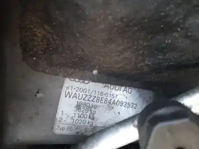 Scrapping Vehicle audi a4 b6 (8e2) 1.9 tdi of the year 2003 powered avf
