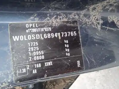 Утилизация автомобиля opel corsa d (s07) 1.3 cdti (l08, l68) года 2009 питание z13dth