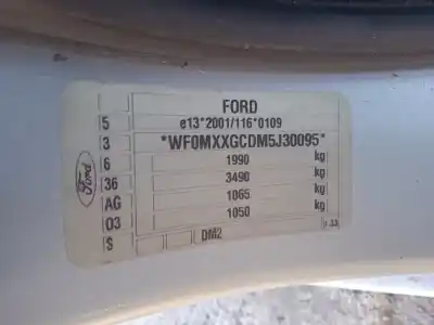 Утилизация автомобиля ford focus c-max (dm2) 2.0 tdci года 2005 питание g6da