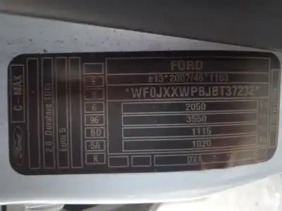 Утилизация автомобиля ford c-max ii (dxa/cb7, dxa/ceu) 2.0 tdci года 2011 питание ufdb