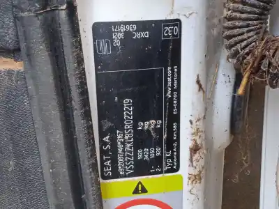 Scrapping Vehicle seat leon (kl1) 2.0 tdi of the year 2024 powered dxrc