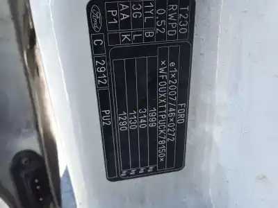 Veículo de Sucata ford transit connect (p65_, p70_, p80_) 1.8 tdci do ano 2013 alimentado rwpd