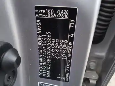 Здавання транспортного засобу toyota c-hr (_x1_) 1.8 hybrid (zyx10_, zyx11_) року 2017 потужний 2zr