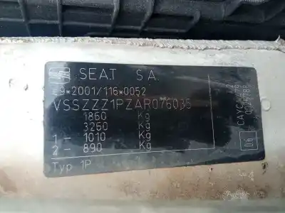 Veículo de Sucata seat leon (1p1) 1.6 tdi do ano 2010 alimentado cayc