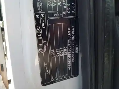 Scrapping Vehicle ford transit autobús (fd_ _, fb_ _, fs_ _, fz_ _, fc_ _) 2.2 tdci of the year 2011 powered cyfb