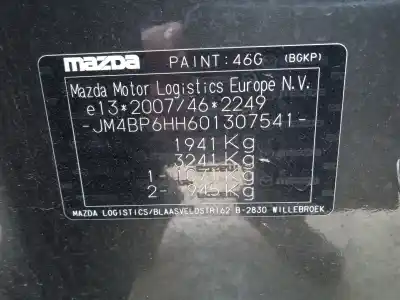 Утилизация автомобиля mazda 3 fastback (bp) skyactiv-x m hybrid года 2022 питание hf