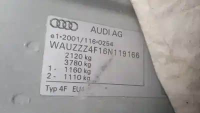 Scrapping Vehicle audi a6 c6 (4f2) 2.0 tdi of the year 2006 powered bre