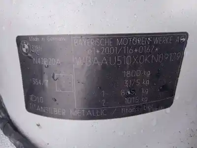 Sloopvoertuig bmw 3 compact (e46) 318 ti van het jaar 2004 aangedreven n42 b20 a,n46 b20 a