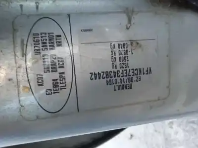 Sloopvoertuig renault kangoo (kc0/1_) 1.5 dci (kc07) van het jaar 2005 aangedreven k9k704